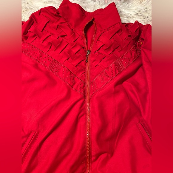 VINTAGE TEDDI RED JACKET - Picture 3 of 4